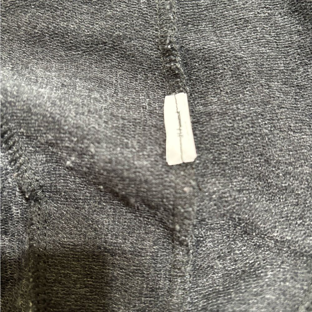 prAna Hooded Open Front Cardigan - Gray and White - No Pockets - Size Medium - Picture 6 of 6